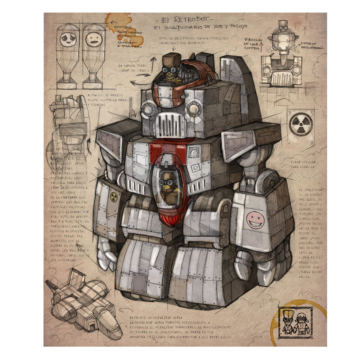 RETRO.BOT, grabado edición limitada