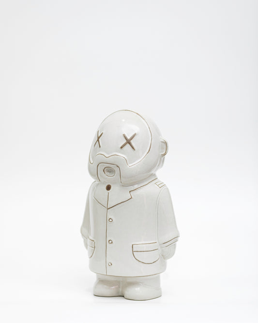 GRAUTO.BOT, escultura en cerámica, perujis, de El Imaquinario de Yute y Tocuyo