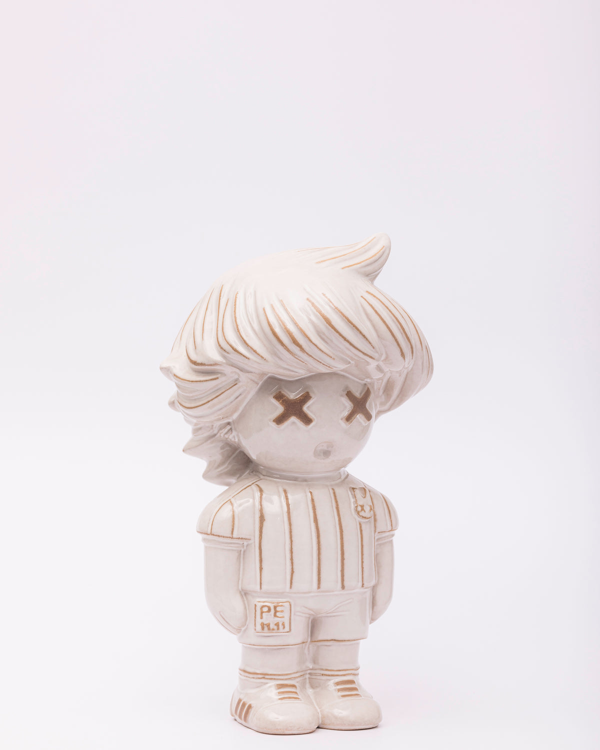 LA.RETRO.LEYENDA.WHITE escultura en cerámica, Perujis, de El Imaquinario de Yute y Tocuyo