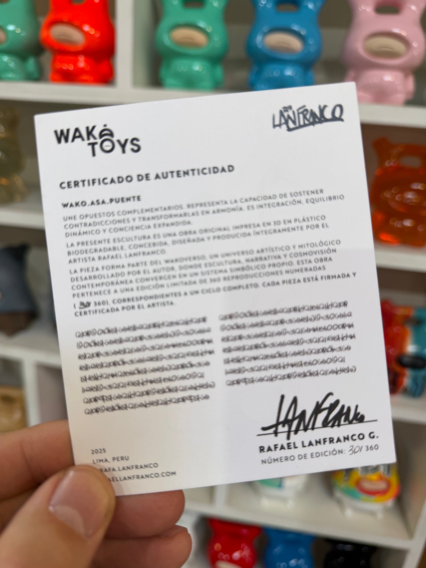 UNI.WAKO.TOY — Art Toy para pintar | Edición limitada