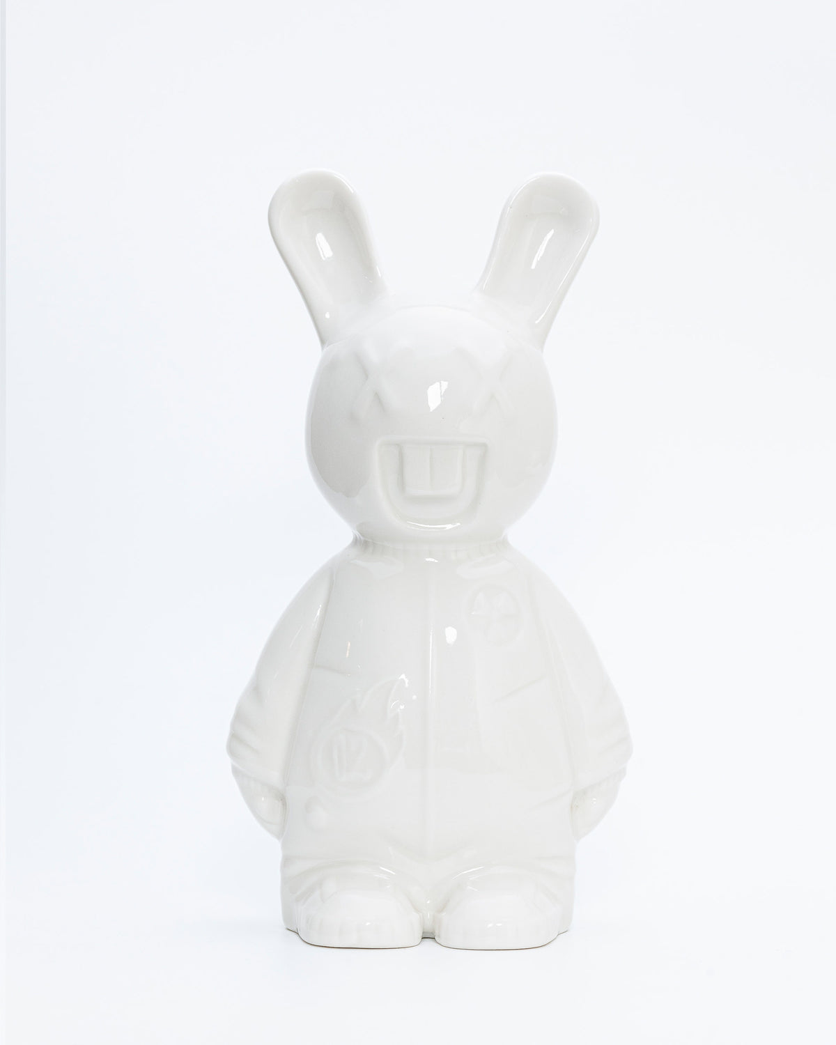 CONEJO ATÓMICO, escultura en porcelana