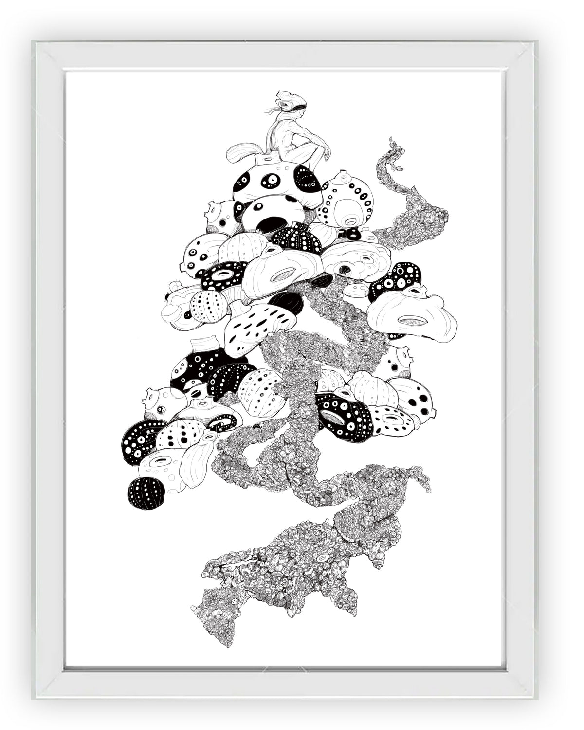 WAKO.Mushroom Bonsai I, grabado edición limitada