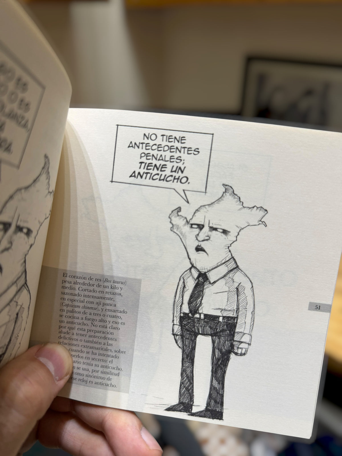 El peruano habla en comida, edición firmada por el autor.