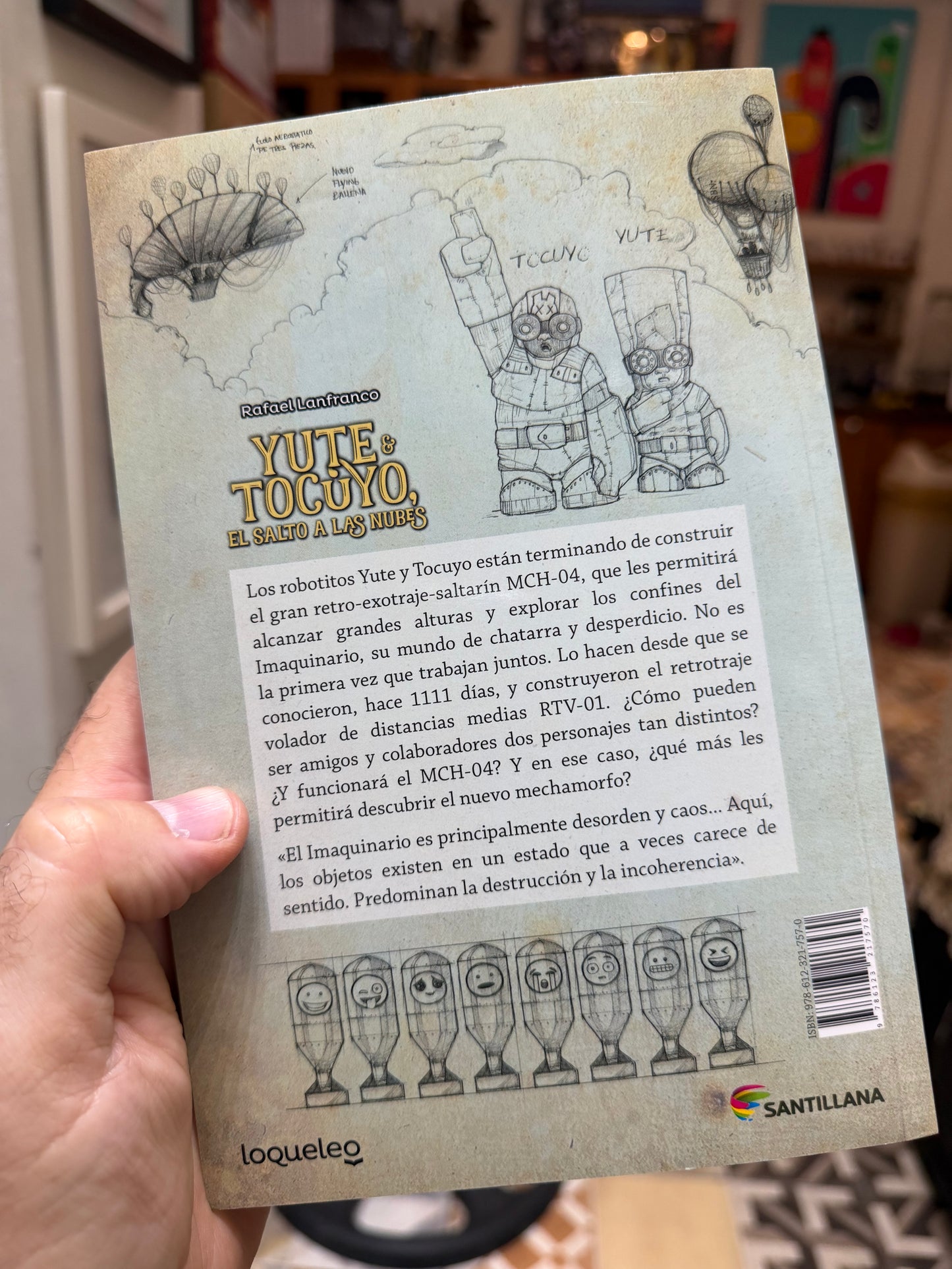Yute y Tocuyo, El Salto a las Nubes, firmado, edición Santillana