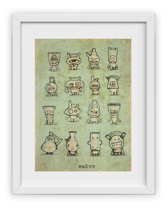 WAKOS.COLLECTION.1, grabado edición limitada