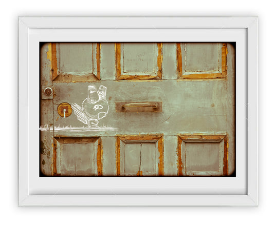 WAKO EN UNA PUERTA 1, grabado en edición limitada