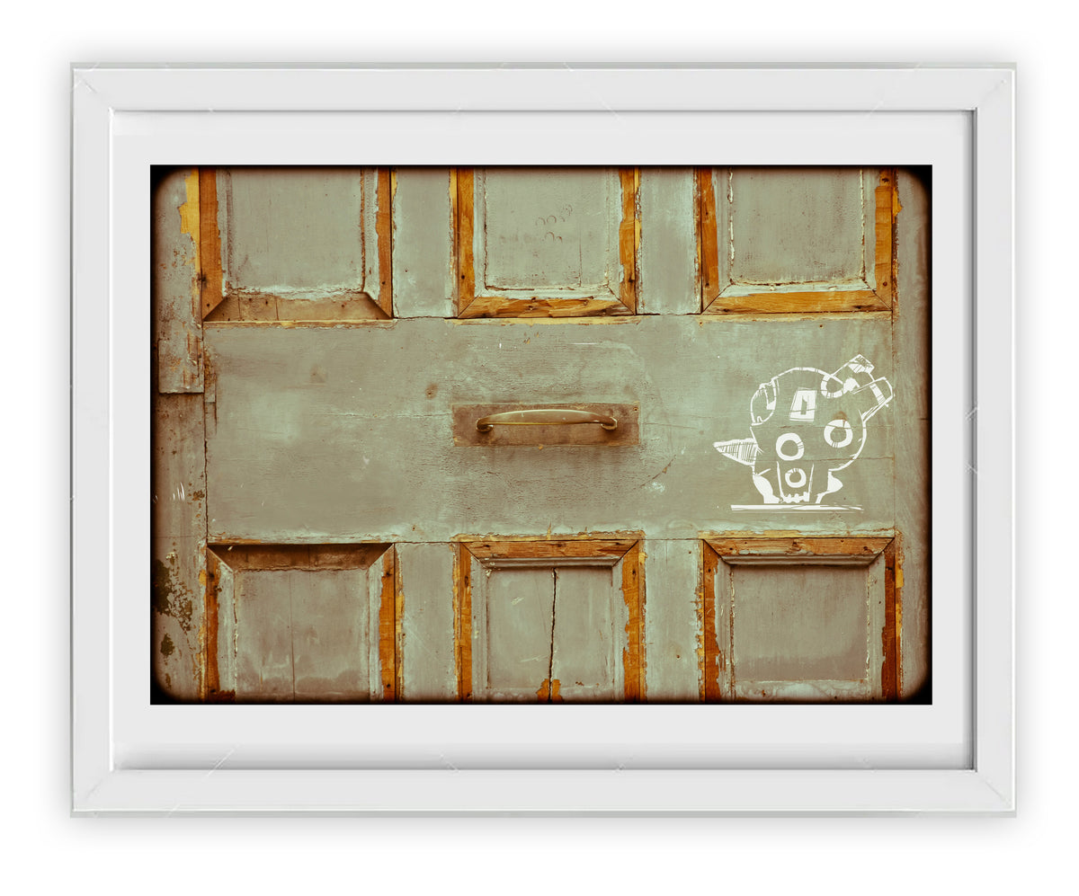 WAKO EN UNA PUERTA 2, grabado en edición limitada