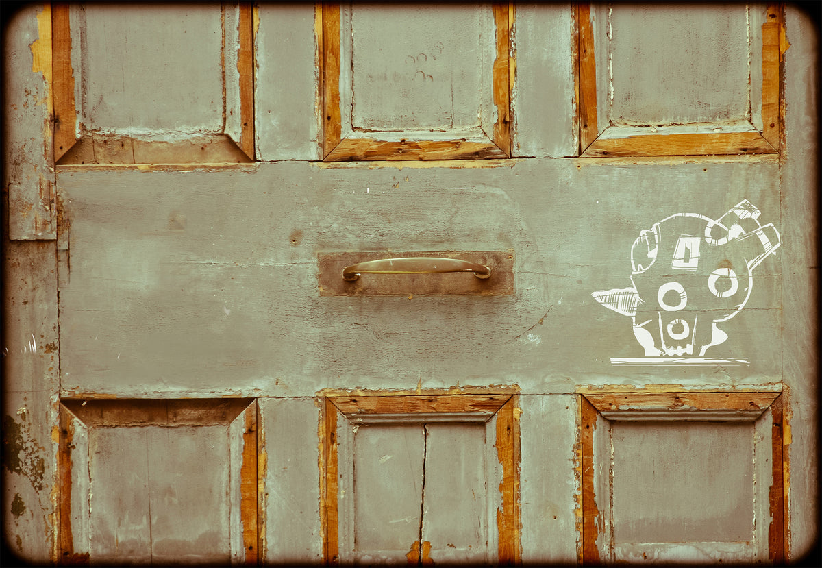 WAKO EN UNA PUERTA 1, grabado en edición limitada