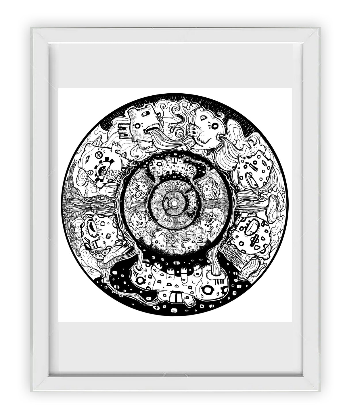 WAKO COSMOVISIÓN CIRCULAR, grabado en edición limitada.