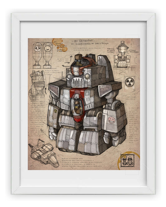 RETRO.BOT, grabado edición limitada